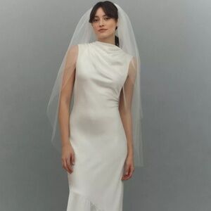 Anthro BHLDN Lilly Fingertip Veil